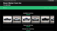 Desktop Screenshot of deanmotorcars.com